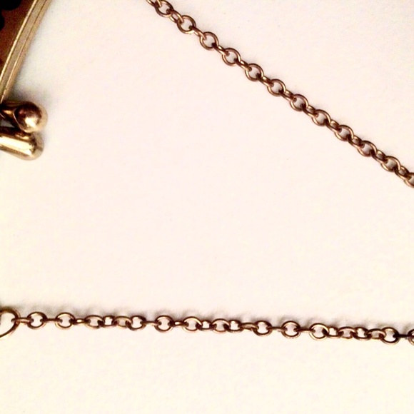 ***SOLD***Small Black Sequined Clutch Evening Handbag Coin Purse w/Chain Strap - Picture 3 of 8